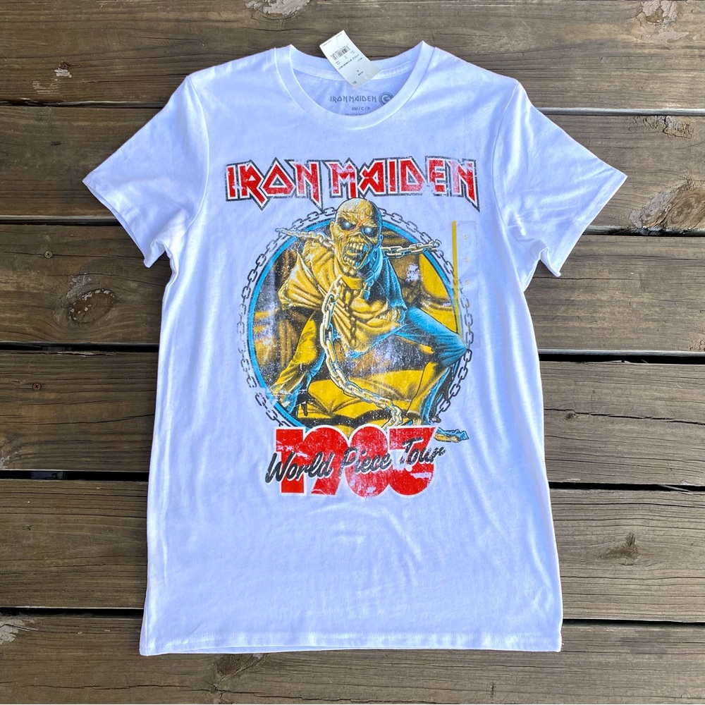 Iron Maiden BRAND NEW • World Piece 1993 T shirt Small
